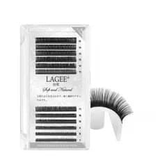 Lagee extensões de cílios falso vison cílios individuais preto escuro cílios postiços, Cílios Fio a Fio Lagee Mix 7-15mm