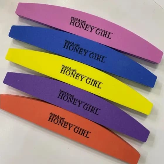 CONJUNTO Cópia de LIXAS HONEY GIRL BANANA COLORIDAS 100/180 HG-2