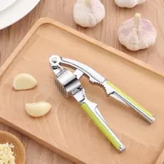 Amassador de Alho Inox Reforçado Espremedor Manual Forte e Durável Moedor Tempero Resistente Reforçado