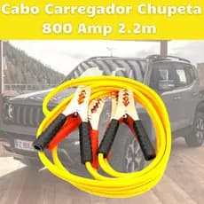 Cabo Carregador Chupeta Carro 800amp 2.2m Bom-1802 - Bomder