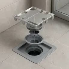 Ralo Linear Square 209 Com Tampa Oculta 15x15 cm