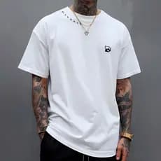 Camiseta T-Shirt Masculina Diverse Gola Camisa Plus Size 100% Algodão camisa