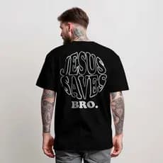 Camiseta Masculina Save Bro Camiseta  Moda Evangelica 100% Algodão camisa
