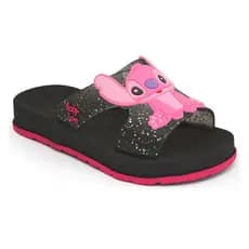 Sandália Infantil Feminina Stitch Moderna Papete Kids Meninas
