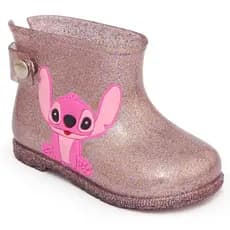 Bota Galocha Infantil Menina Stitch Feminina Cano Curto De Chuva