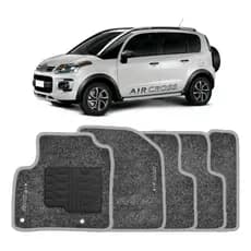 Kit de tapetes 5 peças específico Air Cross 2010 11 12 13 14 2015 Carpete Grafite