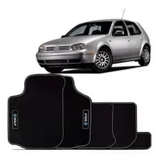 Kit de tapetes 5 peças específico Golf 2002 03 04 05 06 2007 PVC