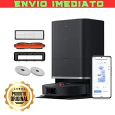 Robô Aspirador Xiaomi Robot Vacuum Cleaner X20 Max BHR9218US /8000PA/ 5200MAH / 220V - Preto