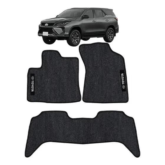 Kit de tapetes 3 Pçs  Especifico Carro Toyota Sw4 2017/24  Carpete Res