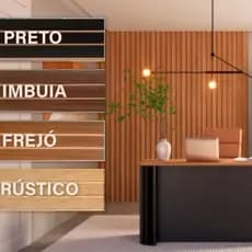 Kit 100 Placas Painel De Parede Ripado em MDF Revestimento Autocolante Comoleto