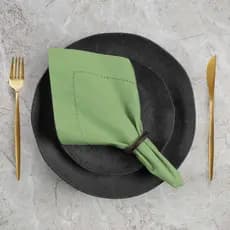Kit Guardanapo Ponto Ajour (6 Peças) - Algodão Mesa Posta com Estilo