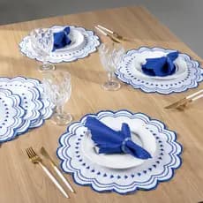 Jogo Americano Premium 4, 8, 12 e 24 Peças Souplats + Guardanapos Elegância e Sofisticação Para Sua Mesa