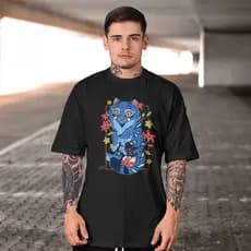 Camiseta HUNTR GAJ Básica Premium 100 % ALGODAO