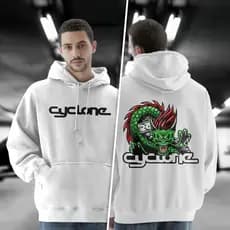 Blusa De Moletom CYCLONE DRAGON Canguru RNT jbs