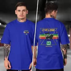 Camiseta CYCLONE ROOTS & STARS F-C Básica Premium   jbs
