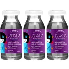 Ampola Capilar Cachos Poderosos Japinha | Kit Com 3 unidades 📦