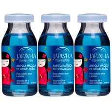 Japinha ⛩️ Kit 3 Ampolas Bomba de Nutrientes | Crescimento e Nutrição Capilar 💙