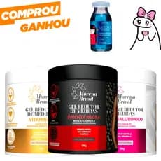 Kit 3X Gel Redutor de Medidas | 🌶️ Pimenta Negra + 🍊 Laranja Amarga + Ácido Hialurónico