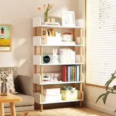 Estante Livreiro Com 5/4/3/2 Prateleiras Rack de armazenamento