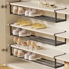Sapateira Organizadora Expansível para Armário Prateleira Ajustável 40 a 70cm