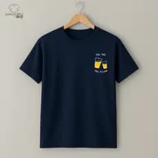 Camisa Camiseta Presente Dia dos Pais Masculina Básica Casual Estampada Confortável Algodão PaiFilho