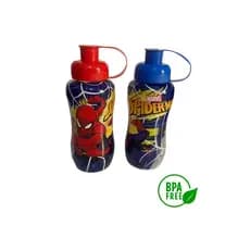 Garrafa Squeeze Homem-Aranha 550ml com Sleeve Protetor | Garrafa Infantil Marvel Sem BPA | Escola, Academia e Dia a Dia