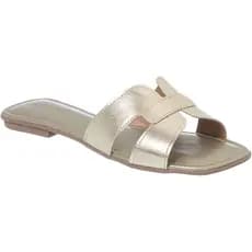 Sandália Feminina Flat Rasteira H Moda Rasteirinha Verão Tendência Dia a Dia Original Olívia