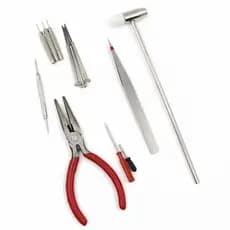 Kit Para Relojoeiro Para Trocar Baterias e Pulseiras kit 16 Peças