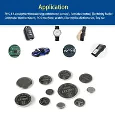 CR1616/1620/1632/1220 bateria kit 25-200 pcs Para relógios e chaves de carro