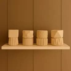 Kit até 8 Vasinhos Decorativos para Plantas Artificiais