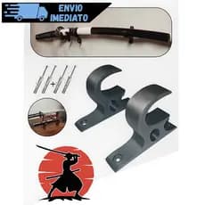 Suporte De Parede Espada Samurai Katana Painel Decorativa Oriental Envio Imediato a Pronta entrega