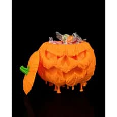 🎃 Porta-Doces Abóbora Guardião 3D – Decoração criativa e exclusiva!