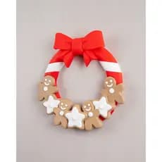 Doorlicious – Guirlanda Natalina em Impressão 3D (21 cm) – Decor Natal Criativa e Artesanal