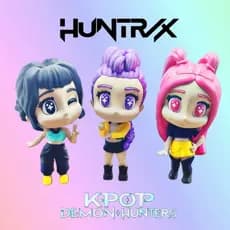 Bonecas Huntrix Guerreiras do K-pop Damon Huntes - Zoey Rumi Mira 15cm