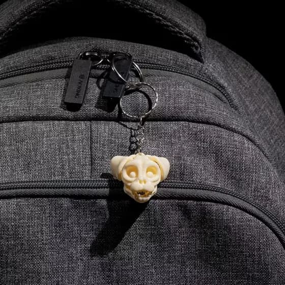 💀 Chaveiros Crânio 3D – Ousadia e Estilo no Seu Bolso!