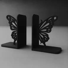 🦋 Suporte de Livros Borboleta – Organização e Charme para Sua Estante!