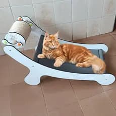 Caminha Pet com Arranhador e Brinquedos – Conforto, Diversão e Playground Completo para Seu Gato!