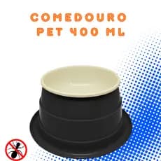 Comedouro Anti‑Formiga 400 ml para Cães e Gatos – Higiênico, Seguro e Confortável na Alimentação
