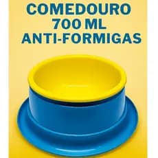Comedouro e Bebedouro Pet 700ml Antiformiga – Protege Ração e Água p/ Cães e Gatos + Fácil Limpeza
