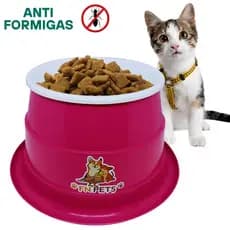Comedouro e Bebedouro Pet 400ml Antiformiga Anti Refluxo – Alimentação Segura e Higiênica