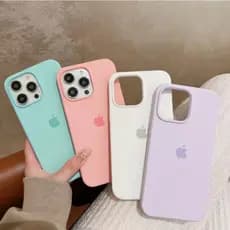 Capa De Silicone Líquido Colorido De Veludo case capinha capa para iPhone 12 Pro Max