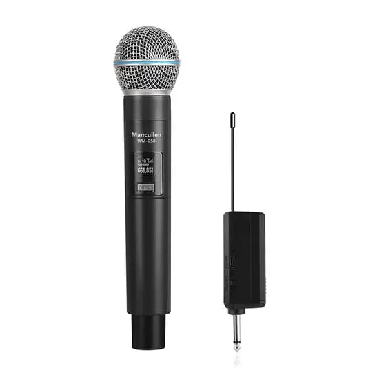 Microfone Sem Fio Profissional Para Gravação , Karaok e Transmissão Ao Vivo