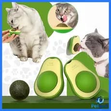 Abacate De Brinquedo Para Gatos Com Catnip Erva Gato Natural