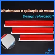 Desempenadeira De Aço Inox Para Massa Corrida Gesso Com Lamina Flexível