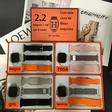 Prosperityusenvio Rápido 2025 Nova Moda S9 ULtra 2.2 Polegadas Smartwatch Relógio Inteligente Três Tipos De Pulseiras Es