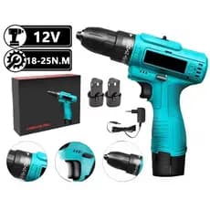 Parafusadeira Furadeira Sem Fio Bateria 12v Bivolt 0-1150R/MIN