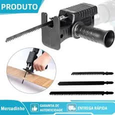 kit serra adaptador de serra para corte de madeira perfurada