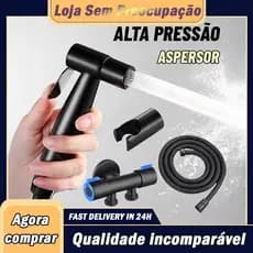 Banheiro Ducha Higiênica Com Registro Torneira Dupla em  Para Banheiro Lavabo