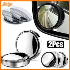 Espelho Retrovisor Carro Universal | Ajustável Manual | Resistente a Impacto | para Fiat/Volkswagen | Preço Promoção