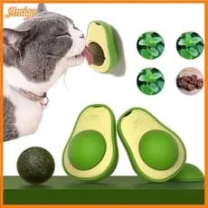 Abacate De Brinquedo Para Gatos Com Catnip Erva Gato Natural